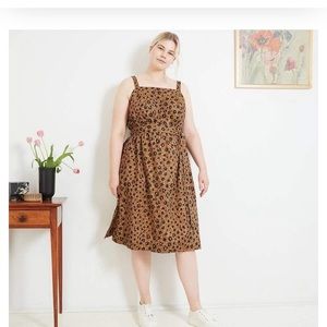 Leopard Print Tank Maxi Dress with Belt  Ava & Viv